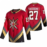 Vegas Golden Knights 27 Shea Theodore Red Adidas 2020-21 Reverse Retro Alternate Jersey Dzhi,baseball caps,new era cap wholesale,wholesale hats